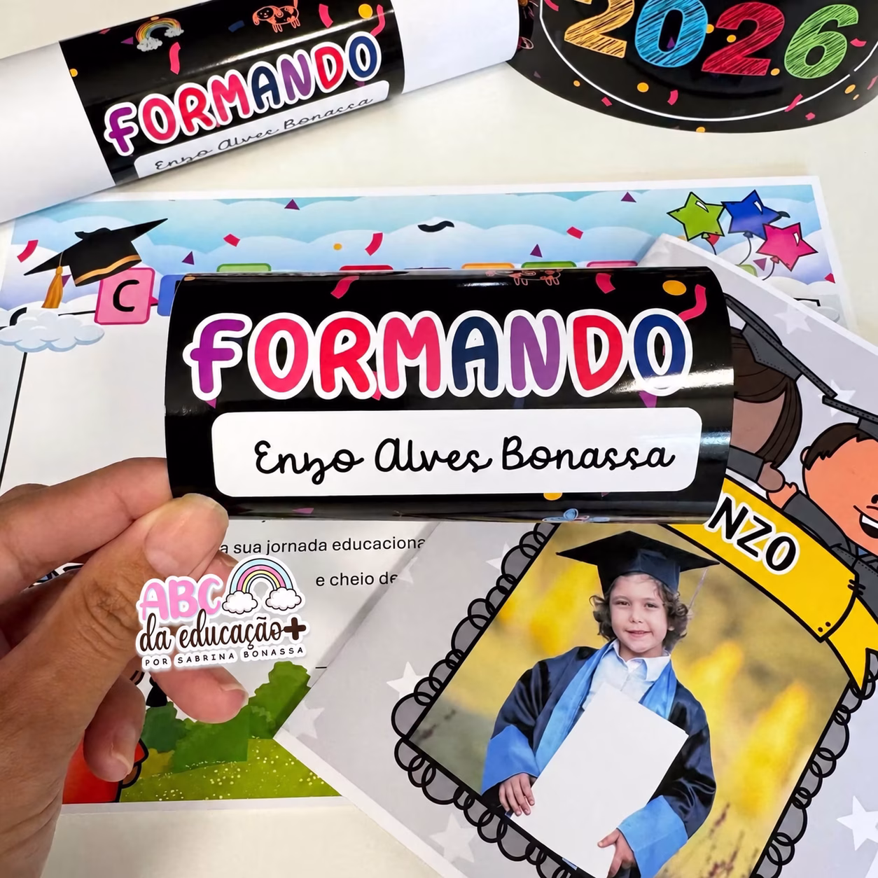 Mini Kit de Formatura Infantil 2026 - Imagem 7