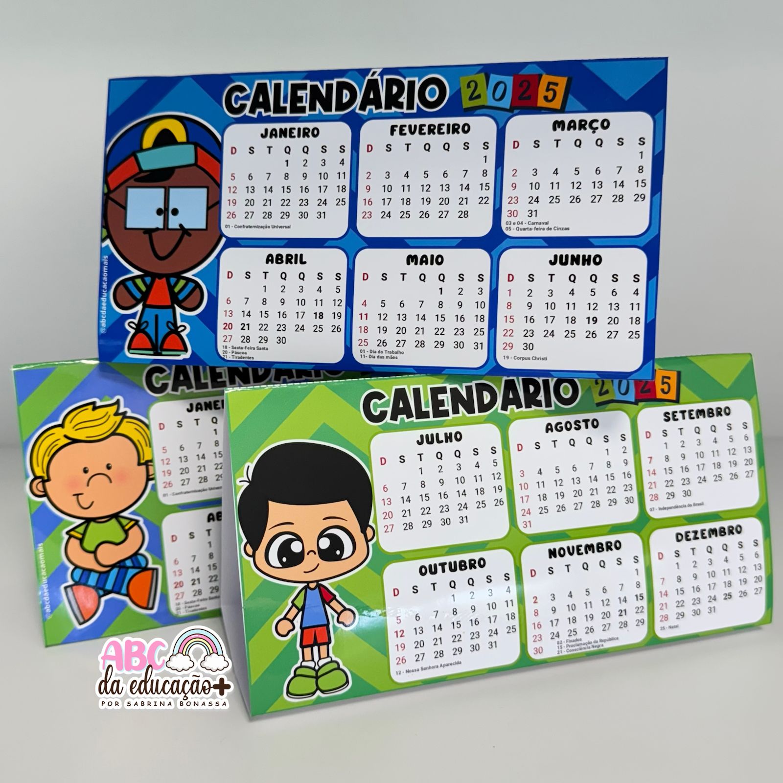 Calendário de Mesa 2025