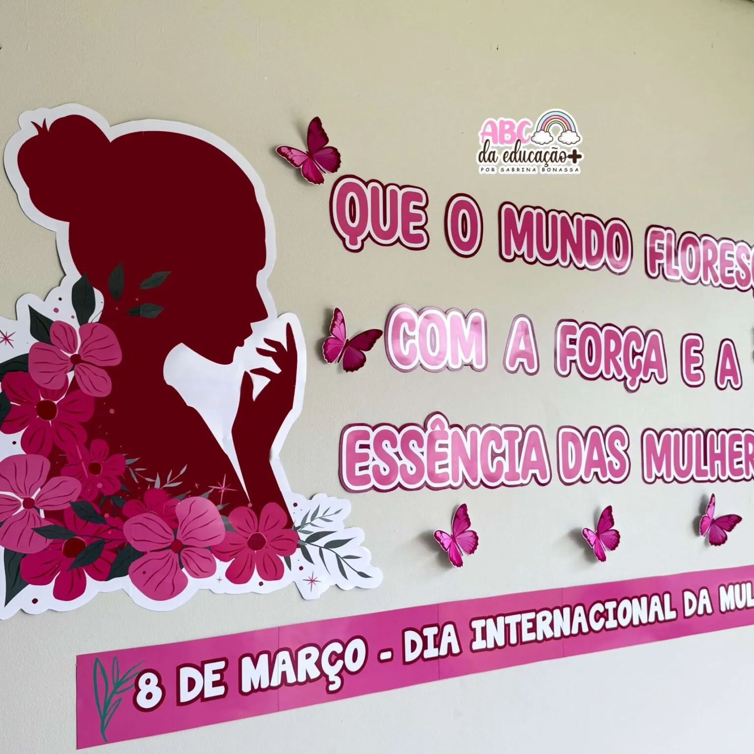 Painel Dia Internacional da Mulher – Prof Decorativa – Loja
