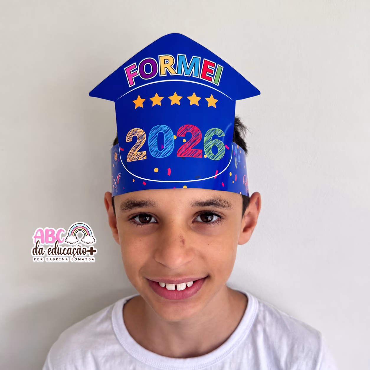 Capelo de Formatura Infantil – Formei 2026 - Imagem 6