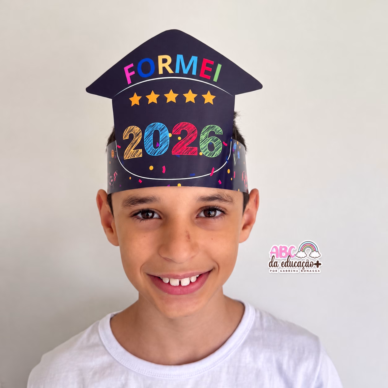 Capelo de Formatura Infantil – Formei 2026 - Imagem 4