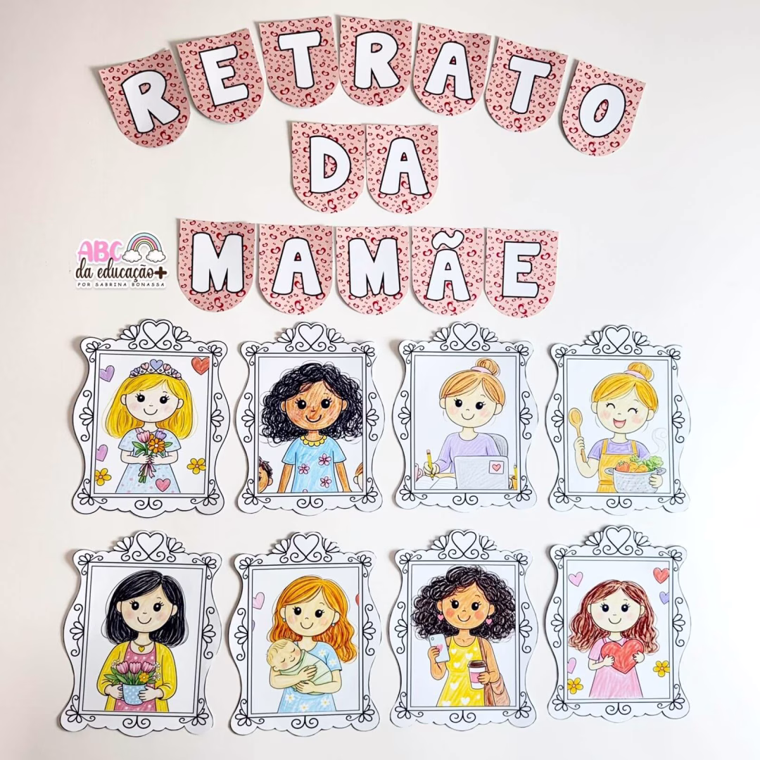 Retrato da Mamãe - Feliz dia Das Mães