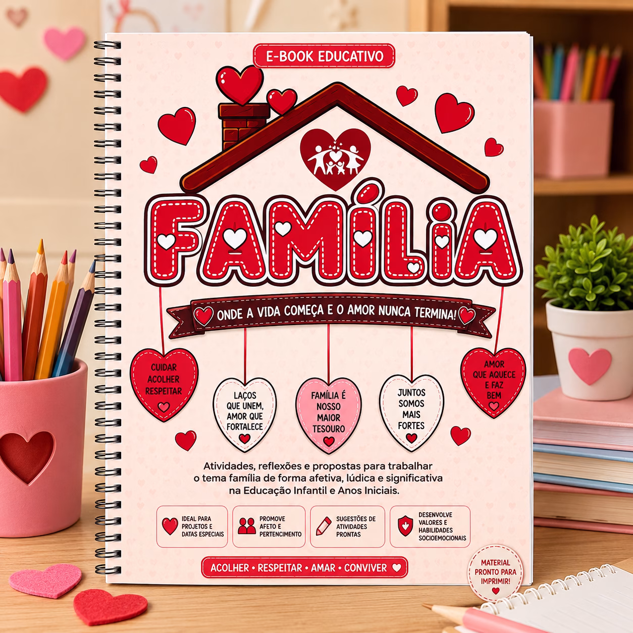 Painel Dia da Família Telhado - Imagem 6