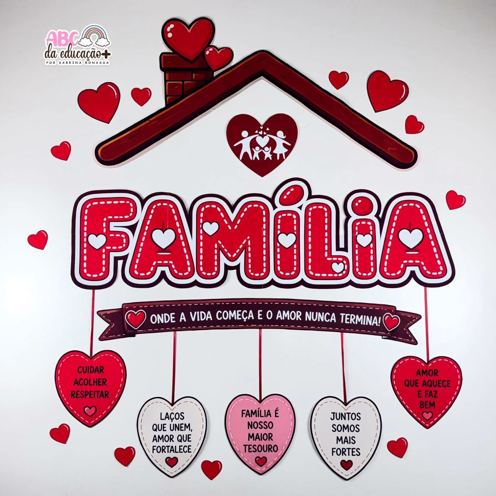 Painel Dia da Família Telhado