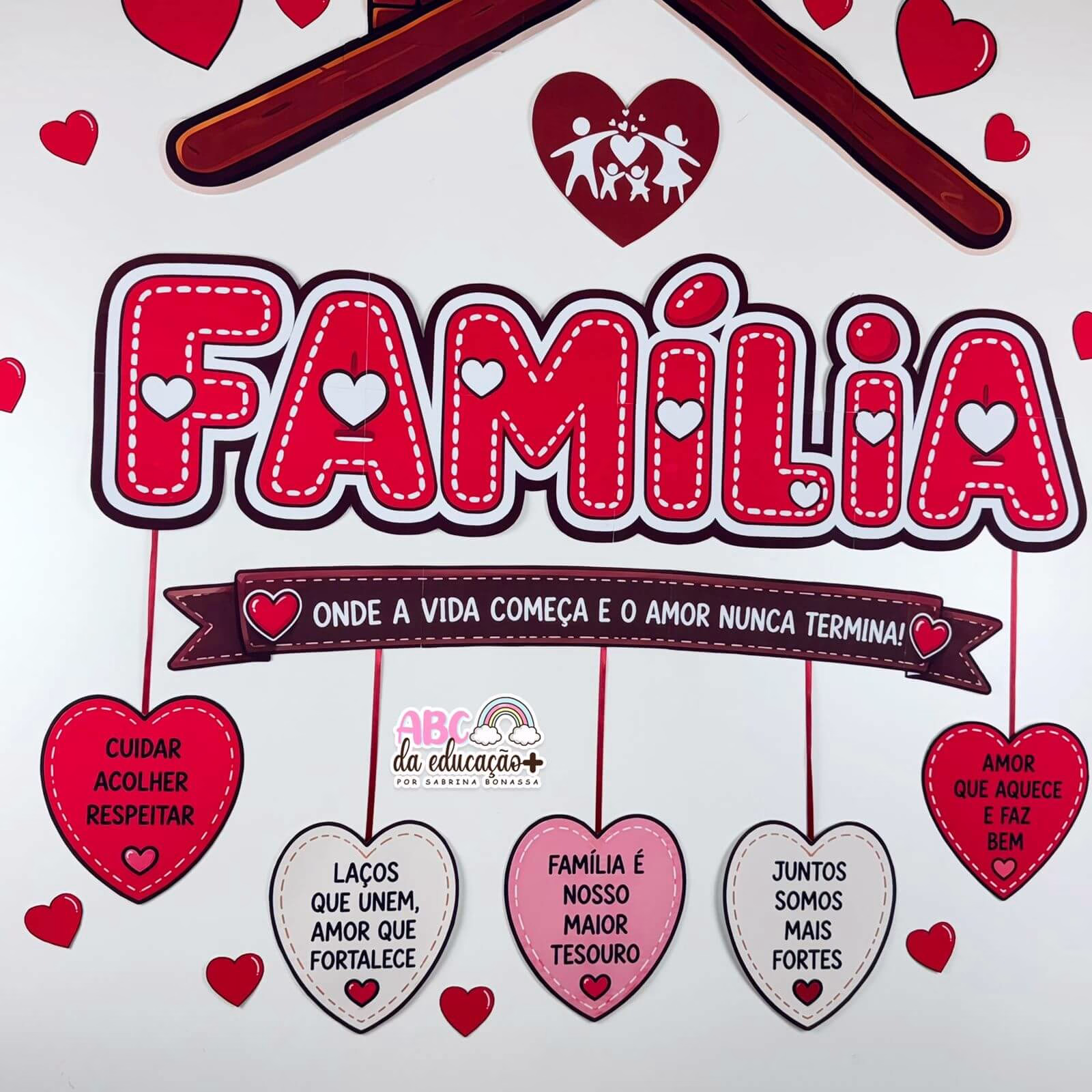 Painel Dia da Família Telhado - Imagem 4