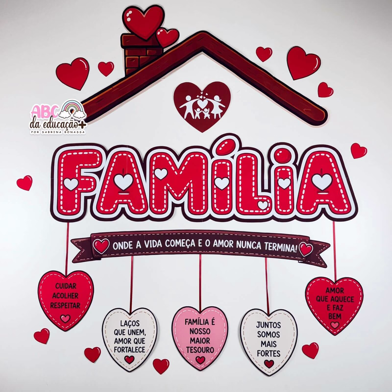 Painel Dia da Família Telhado - Imagem 3