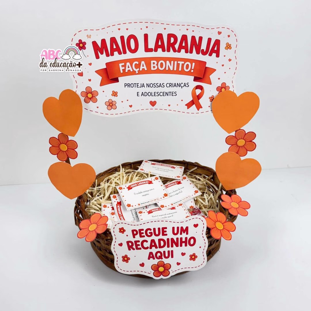 Cesta de Mensagens Maio Laranja