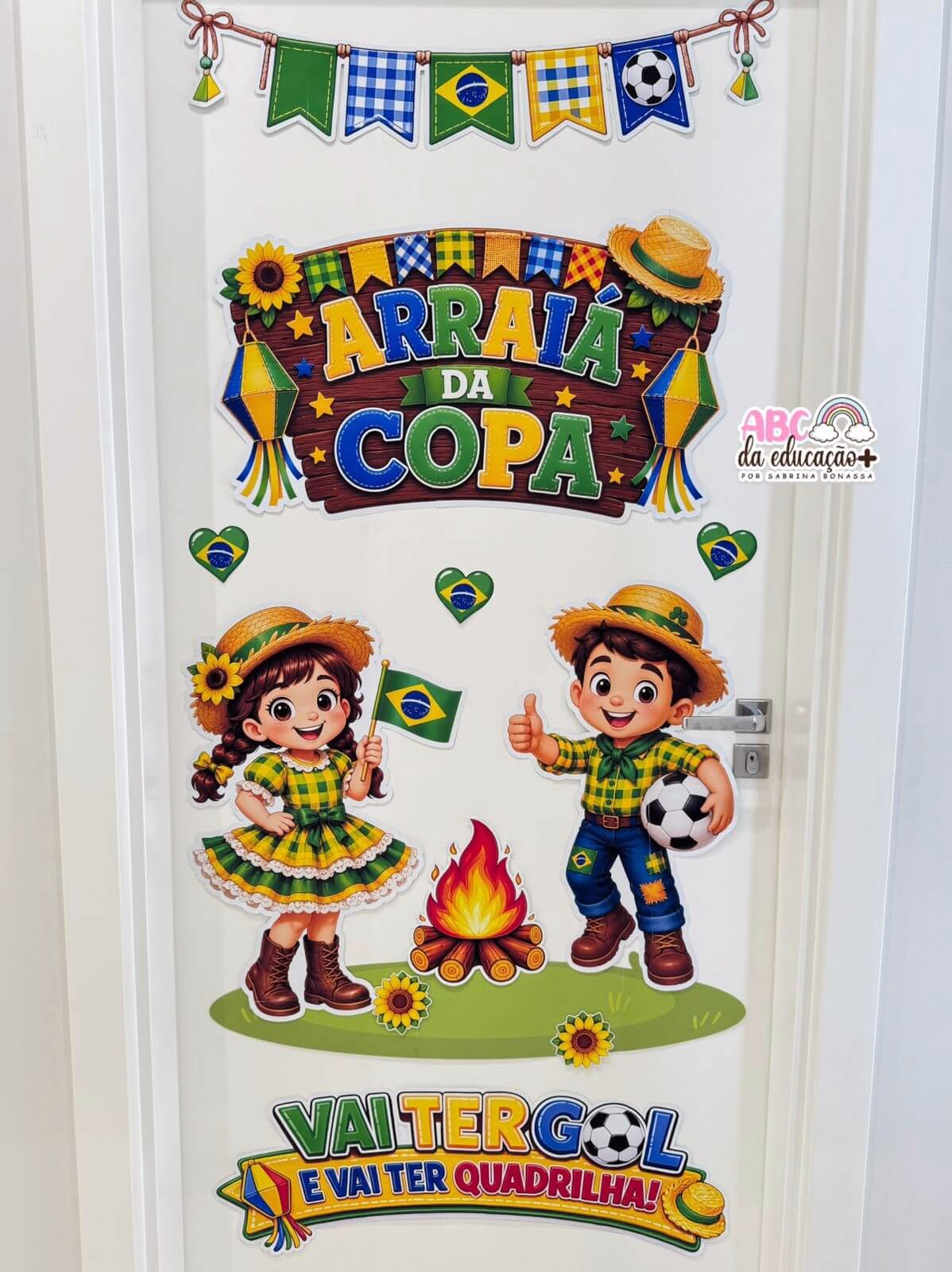 Painel de Porta Copa Junina - Arraiá do Hexa - Imagem 3