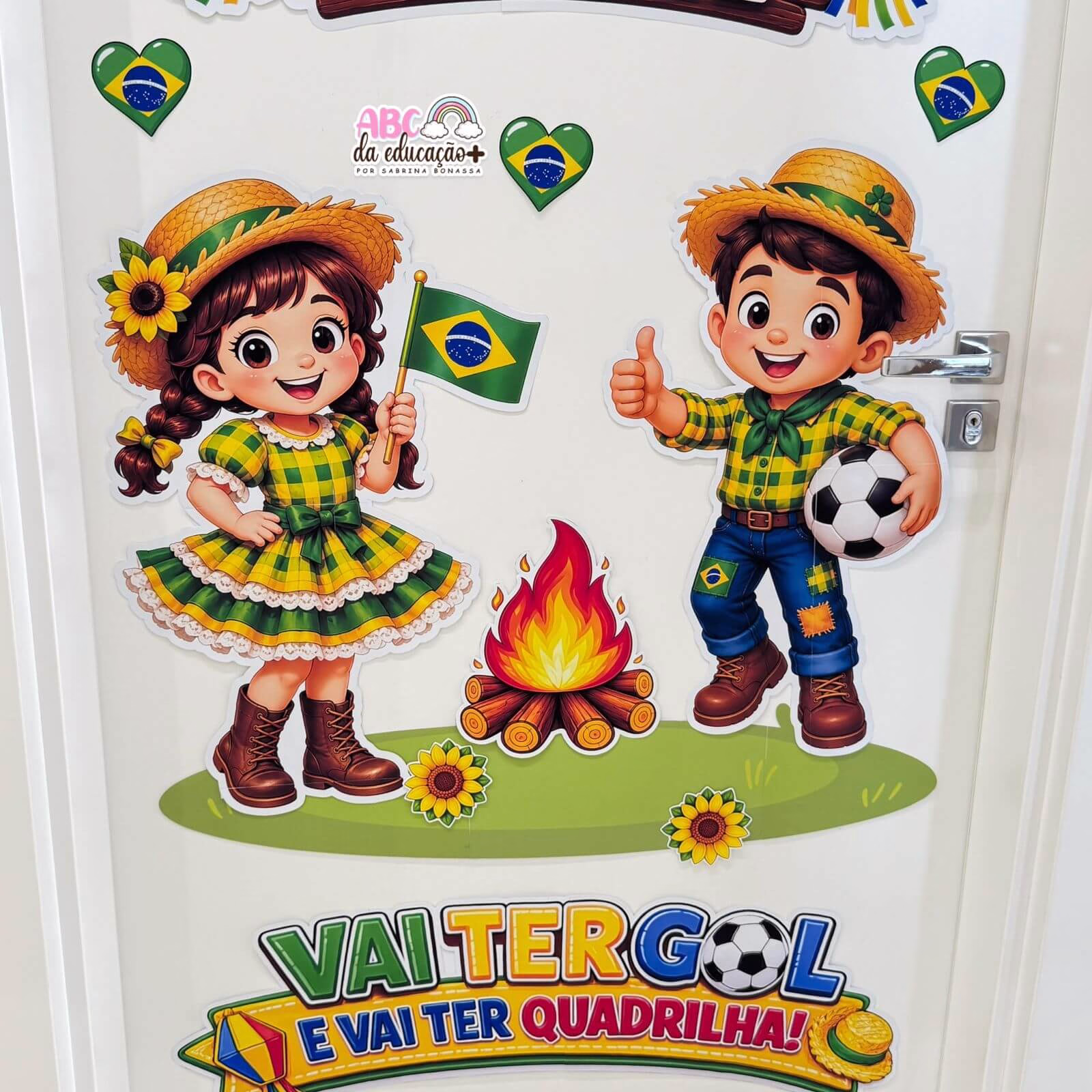 Painel de Porta Copa Junina - Arraiá do Hexa - Imagem 4