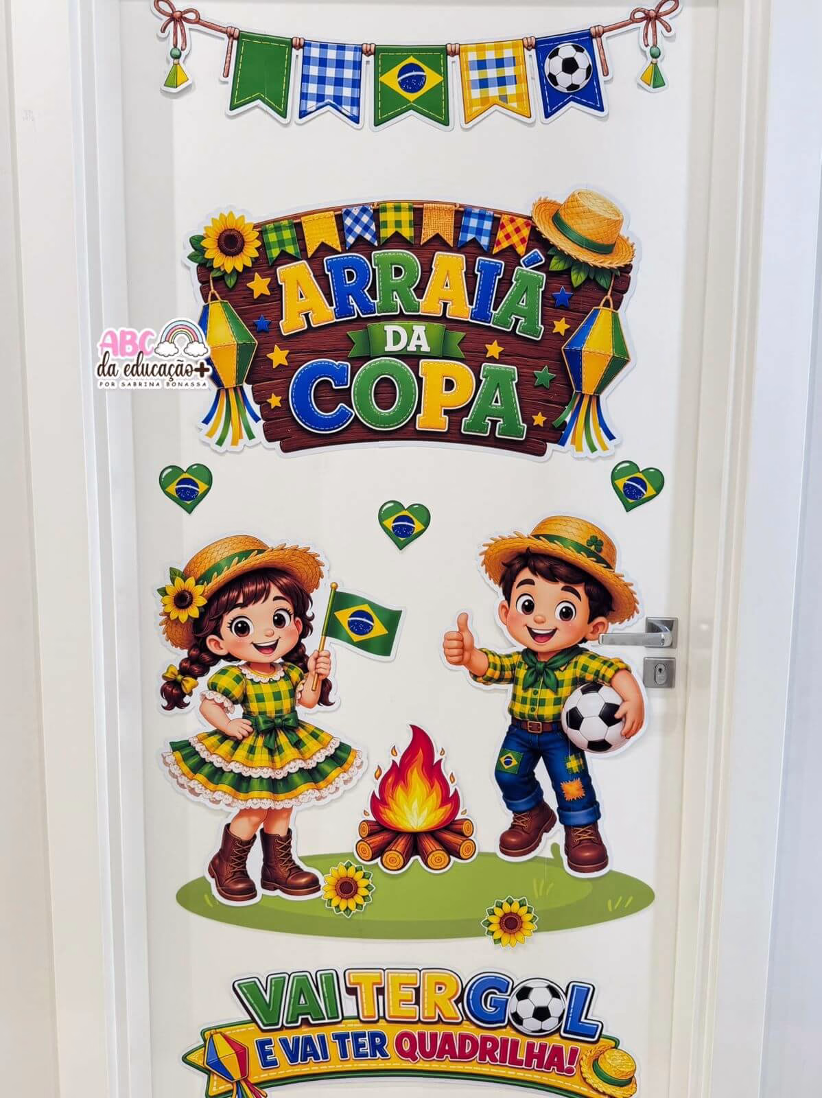 Painel de Porta Copa Junina - Arraiá do Hexa - Imagem 6
