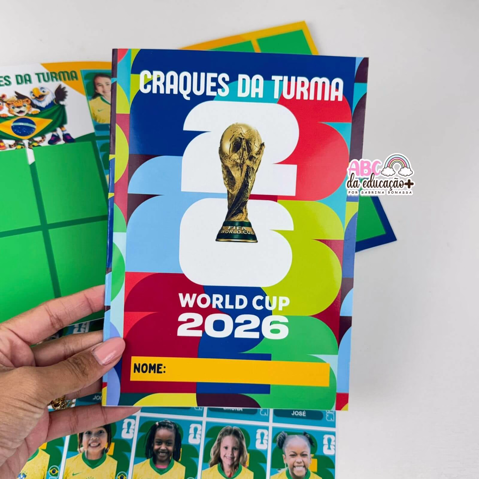 Álbum Craques da Turma Copa 2026 Editável - Imagem 6