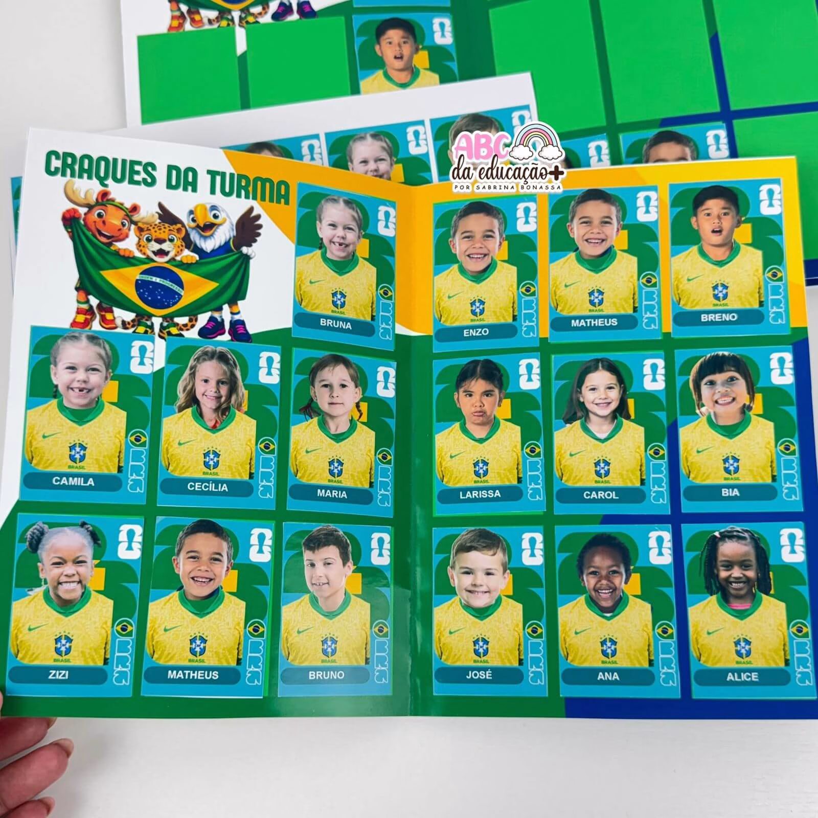 Álbum Craques da Turma Copa 2026 Editável - Imagem 9