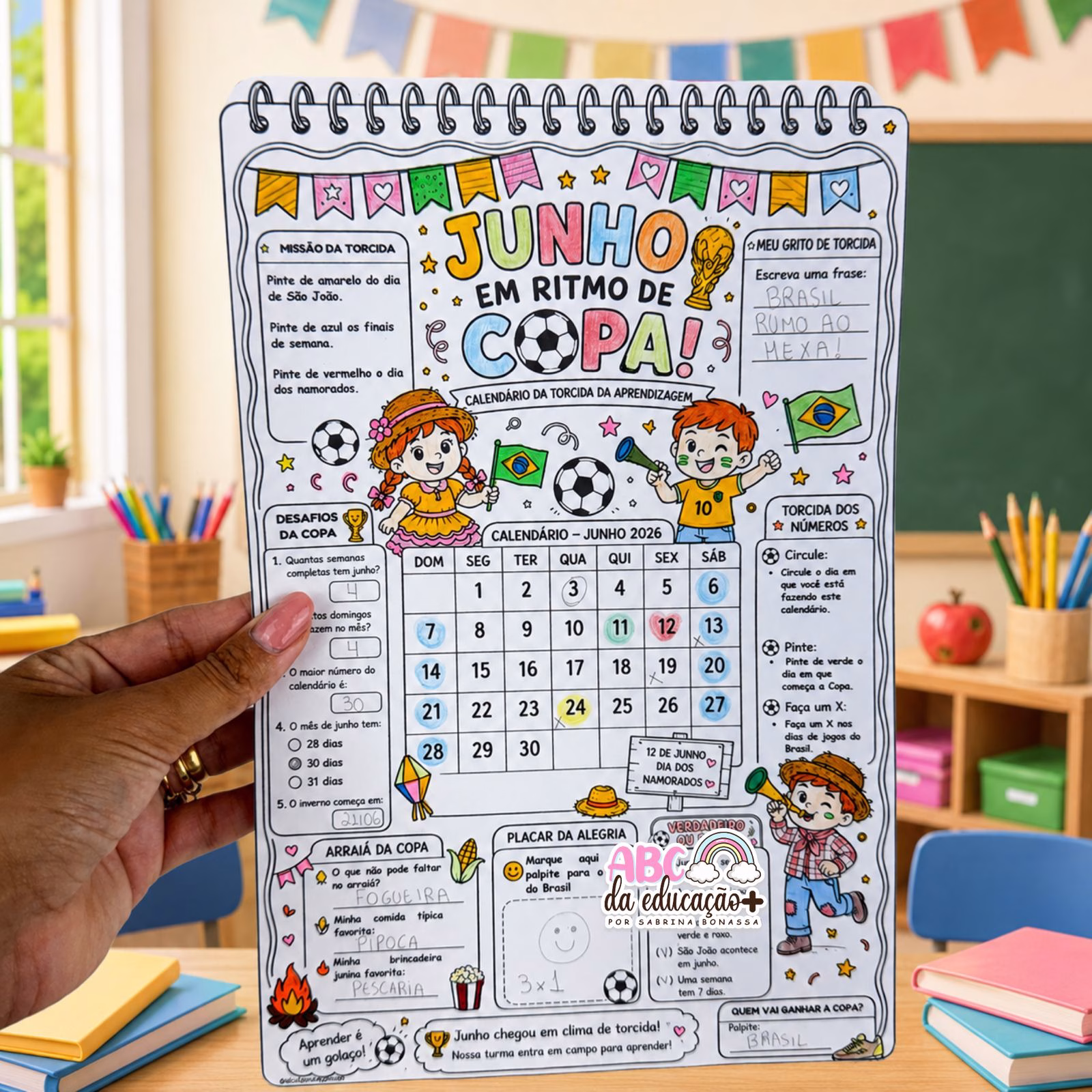 Explorando o Calendário – Junho 2026