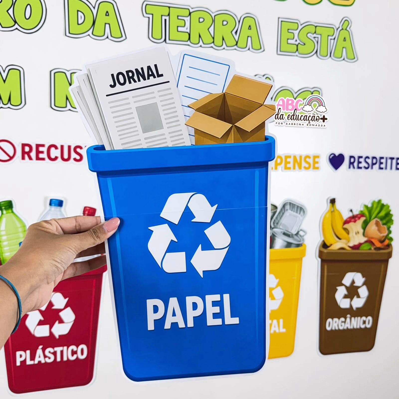 Painel Meio Ambiente O Futuro da Terra Está em Nossas Mãos - Imagem 2