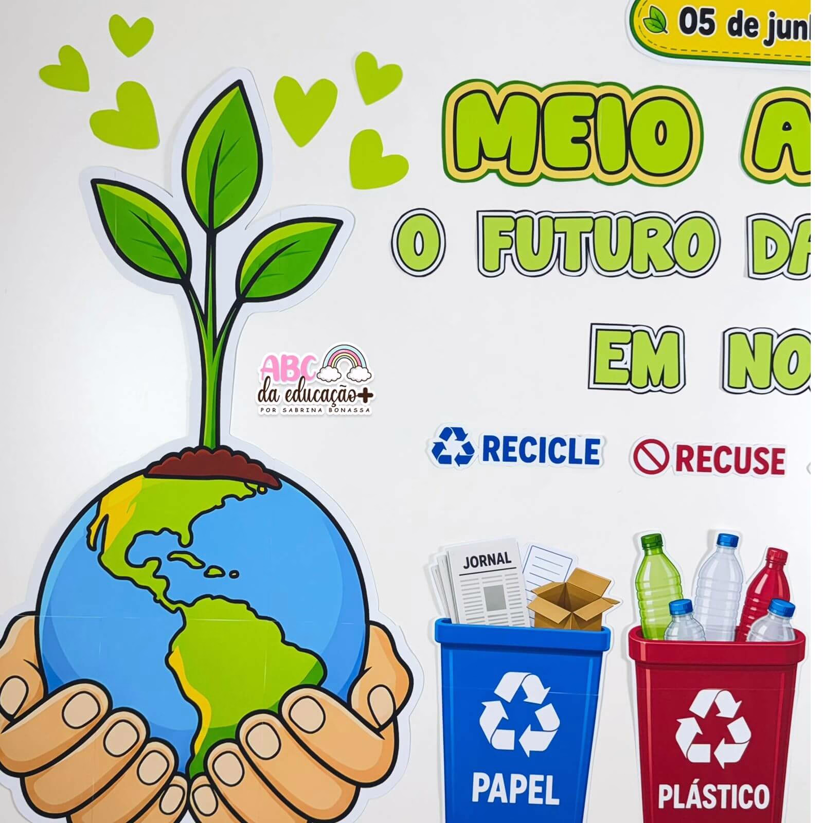 Painel Meio Ambiente O Futuro da Terra Está em Nossas Mãos - Imagem 7