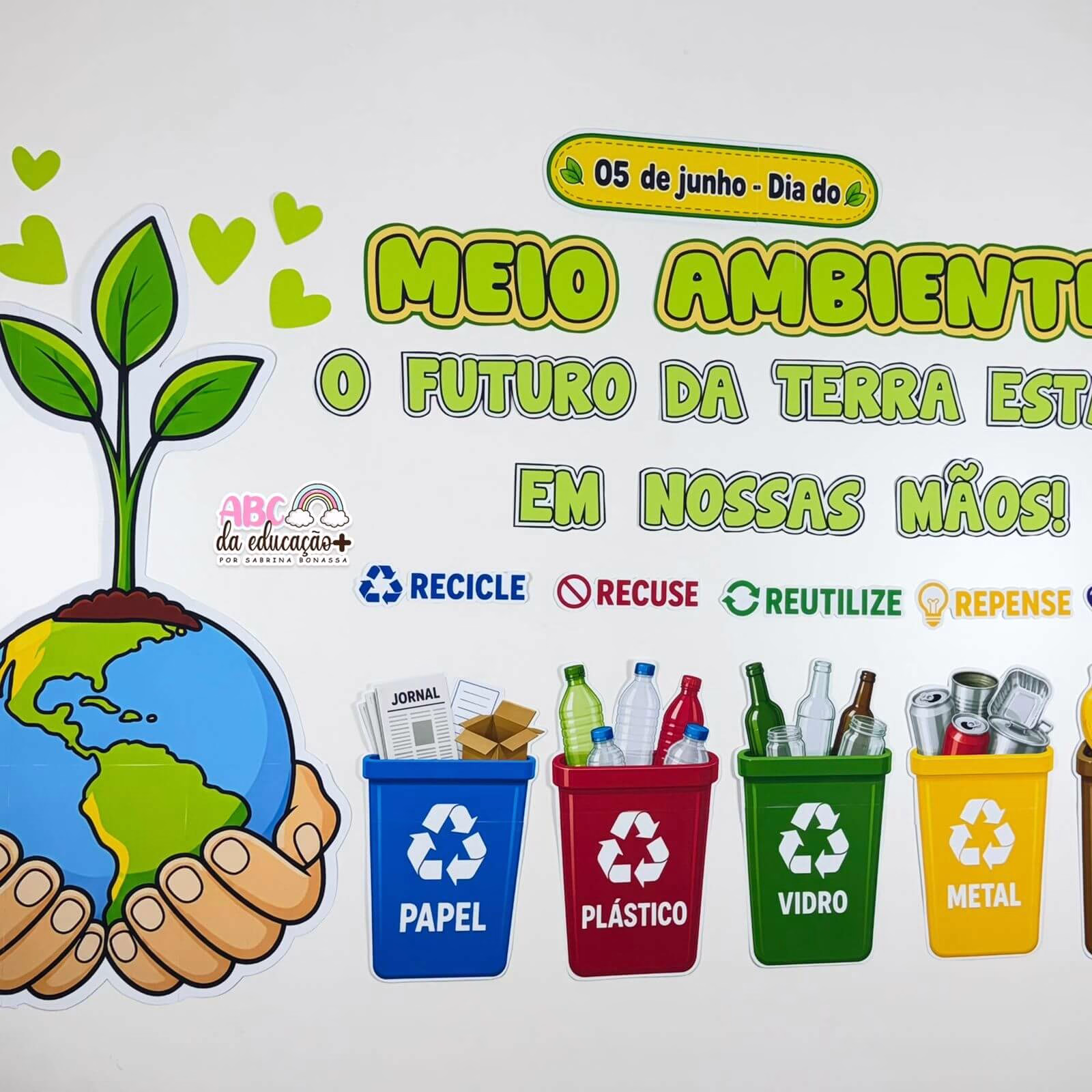 Painel Meio Ambiente O Futuro da Terra Está em Nossas Mãos - Imagem 5