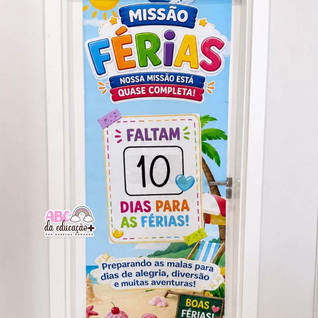 Porta Missão Férias - Contagem Regressiva