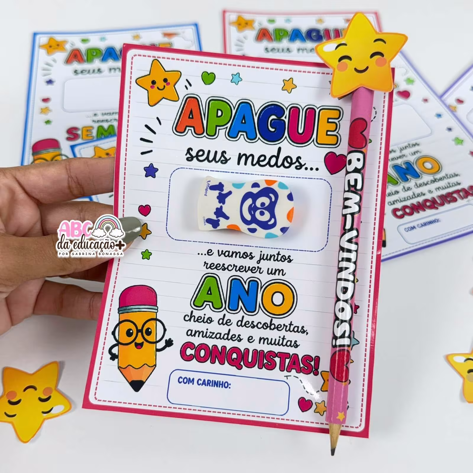 Cartão Apague Seus Medos - Volta às Aulas - Imagem 6