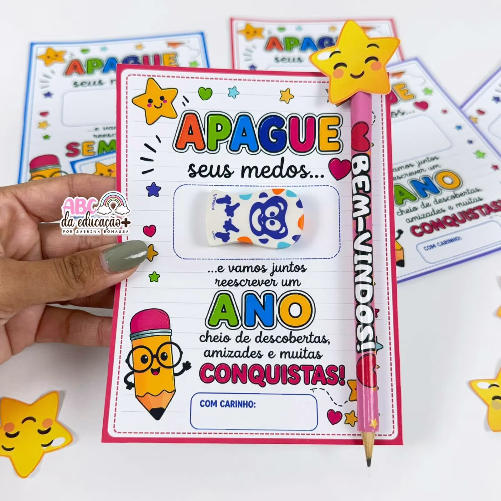 Cartão Apague Seus Medos - Volta às Aulas - Imagem 5