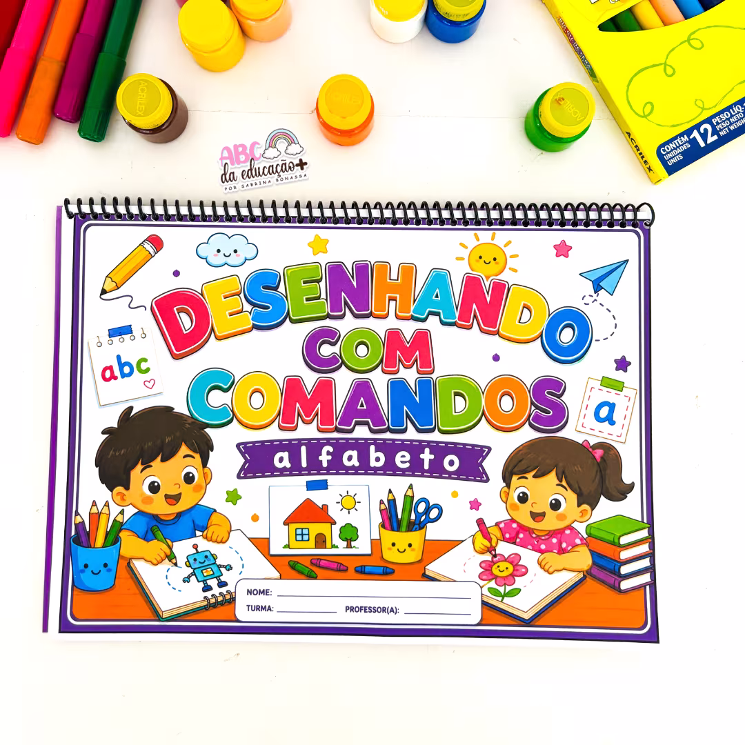 Apostila Desenhando com Comandos: Alfabeto - Imagem 2