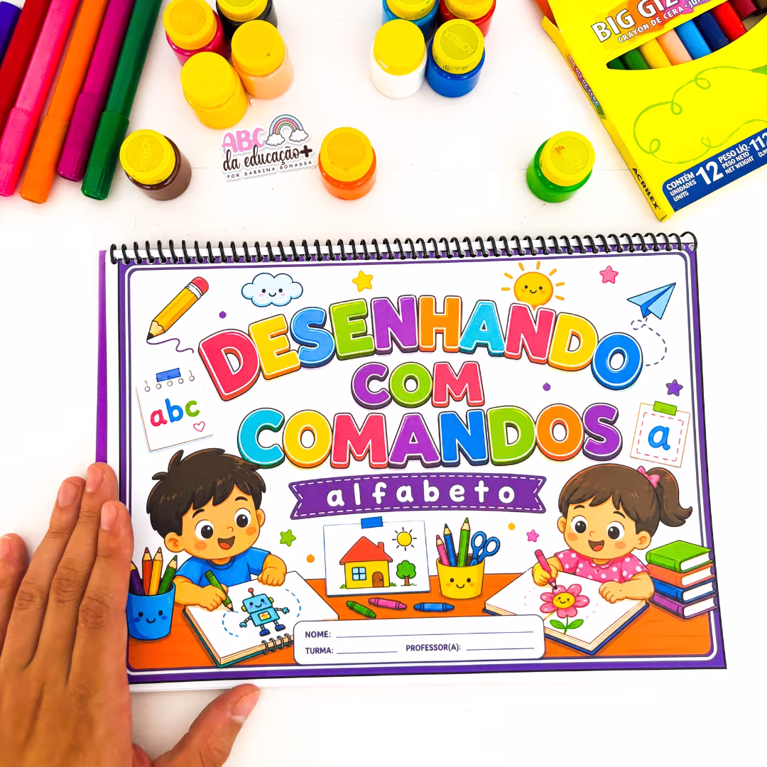 Apostila Desenhando com Comandos: Alfabeto - Imagem 3