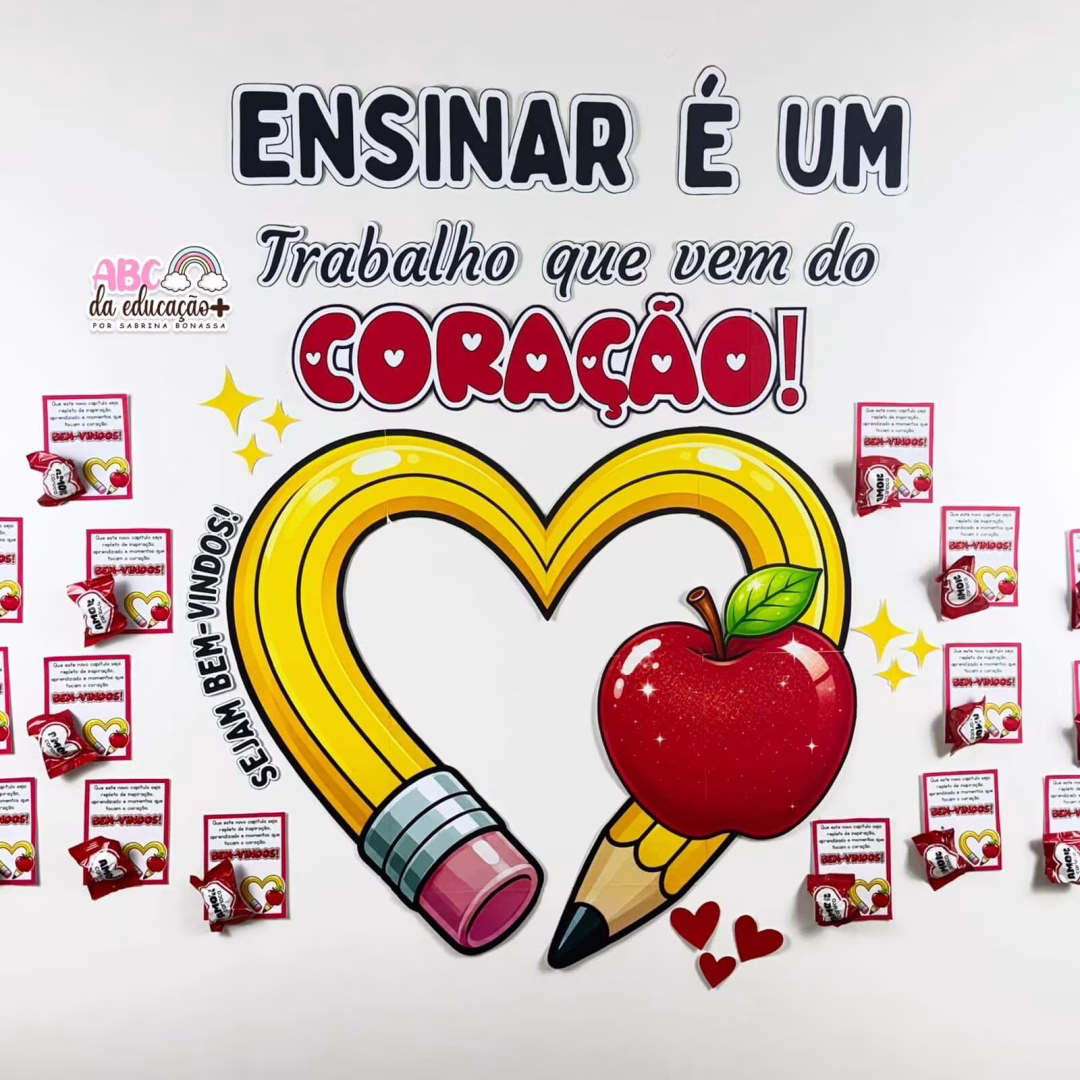 Painel Ensinar com o Coração - Volta às Aulas Professores