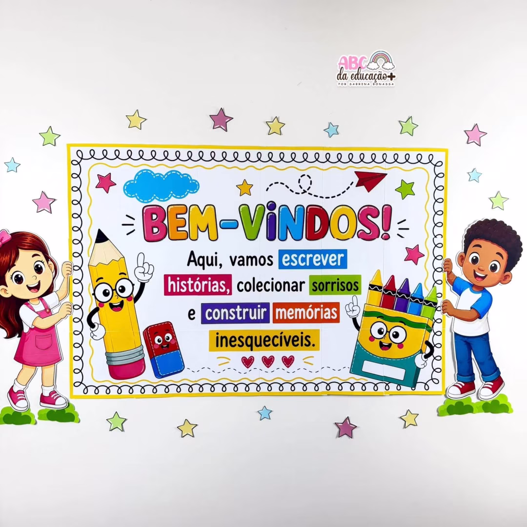 Painel Banner Volta às Aulas