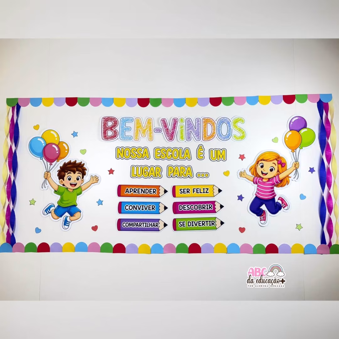 Painel Nossa Escola é um Lugar para... Volta às Aulas
