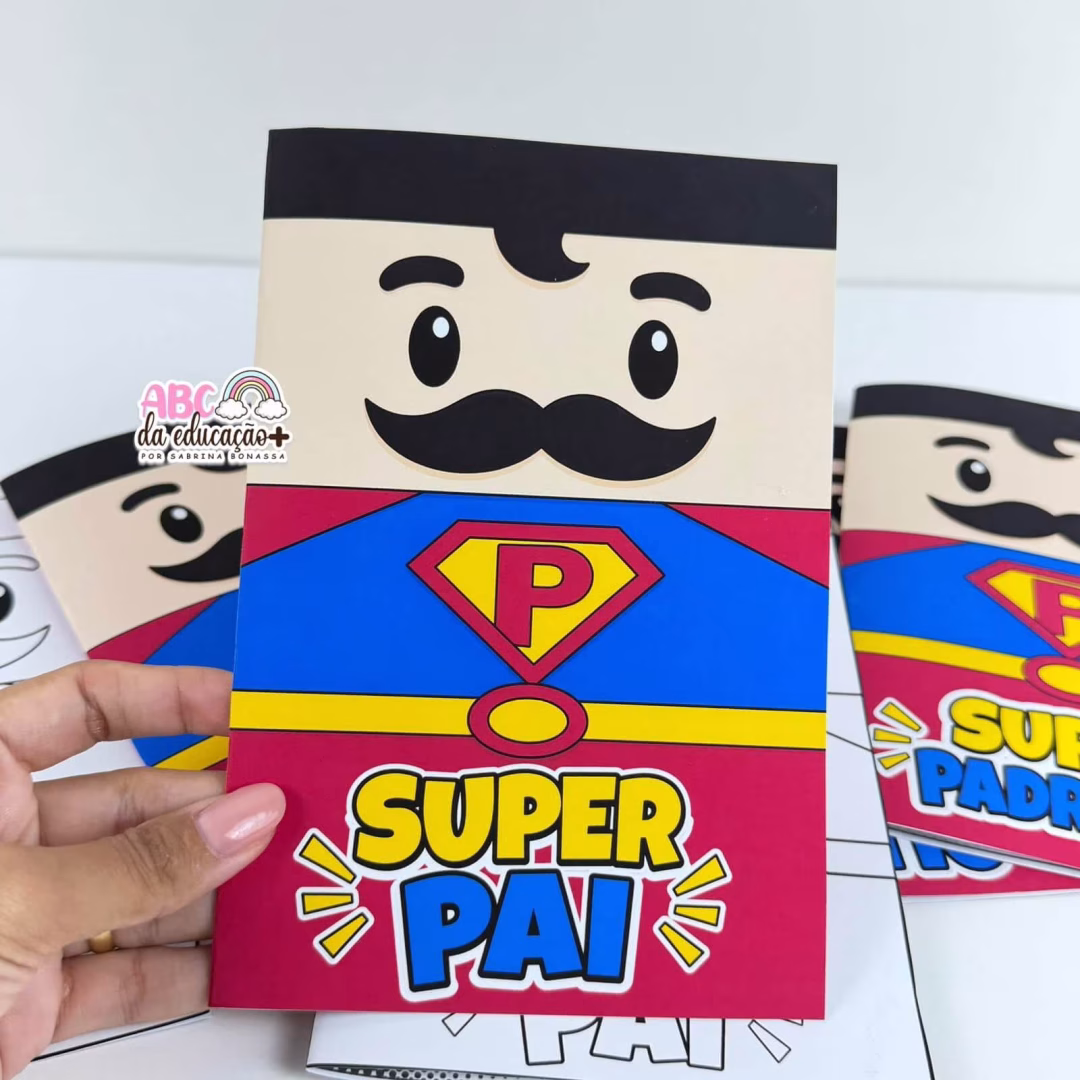 Cartão Pai Super-Herói - Dia dos Pais