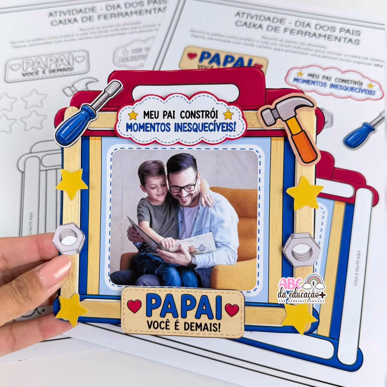 Caixa de Ferramentas - Atividade Dia dos Pais - Imagem 2