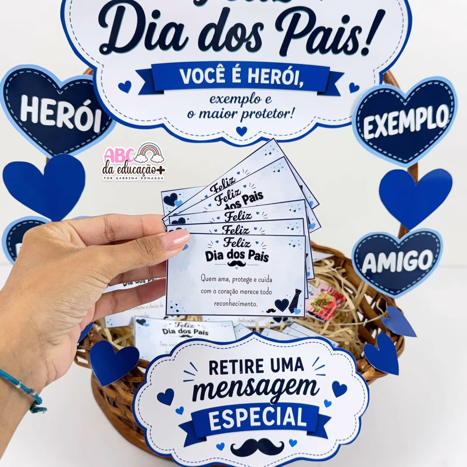 Cesta de Mensagens Dia dos Pais - Imagem 2