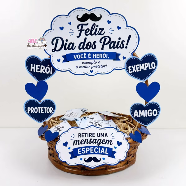 Cesta de Mensagens Dia dos Pais