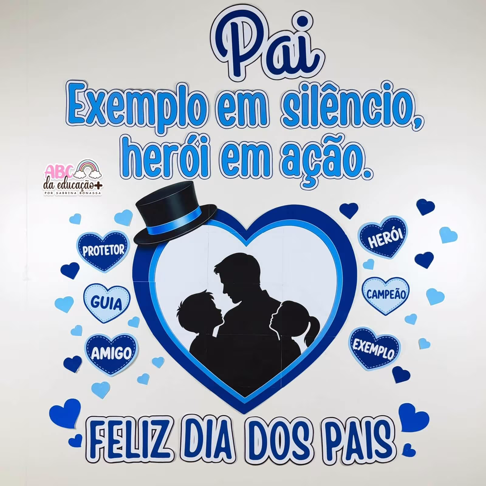 Painel Dia dos Pais Herói em Ação - Imagem 3