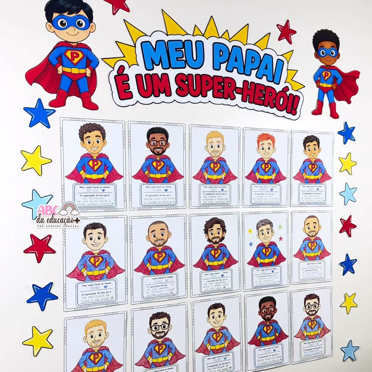 Painel Participativo Dia dos Pais – Meu Papai é um Super-Herói - Imagem 2