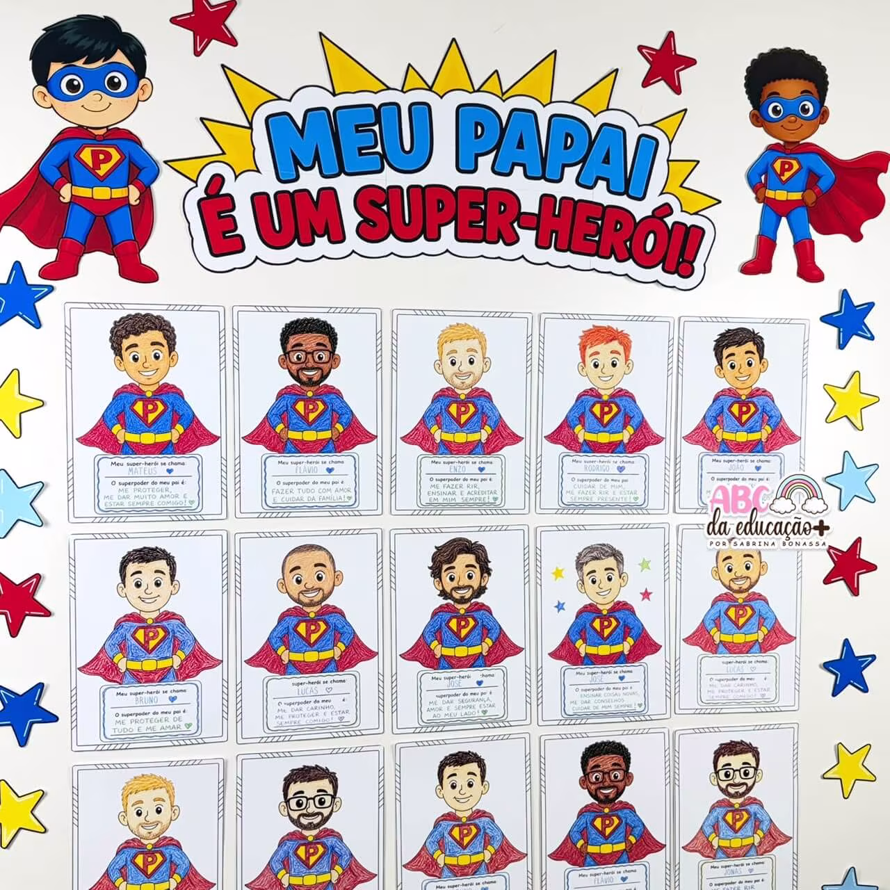 Painel Participativo Dia dos Pais – Meu Papai é um Super-Herói - Imagem 5