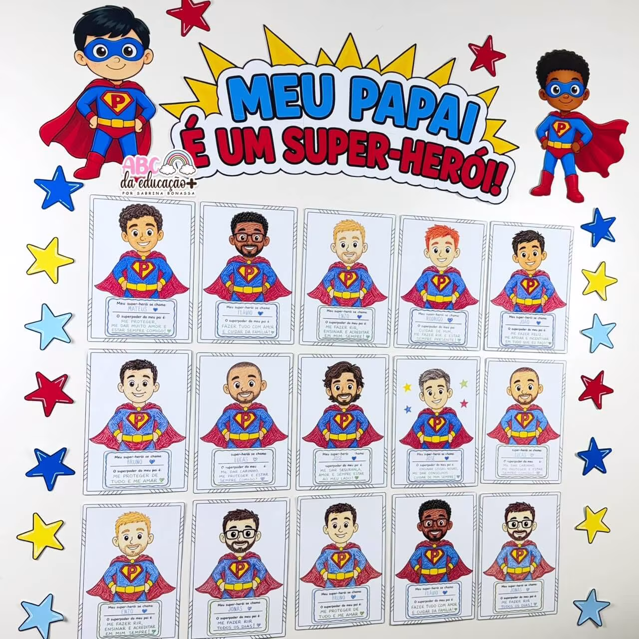 Painel Participativo Dia dos Pais – Meu Papai é um Super-Herói - Imagem 6