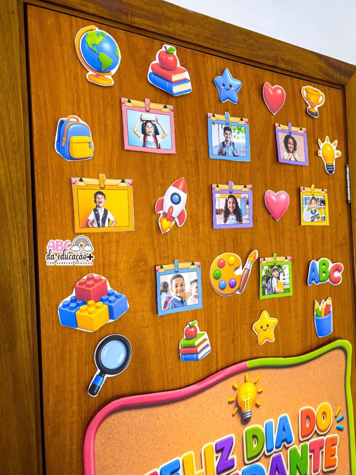 Painel de Porta dia do Estudante Tema Crianças - Imagem 5