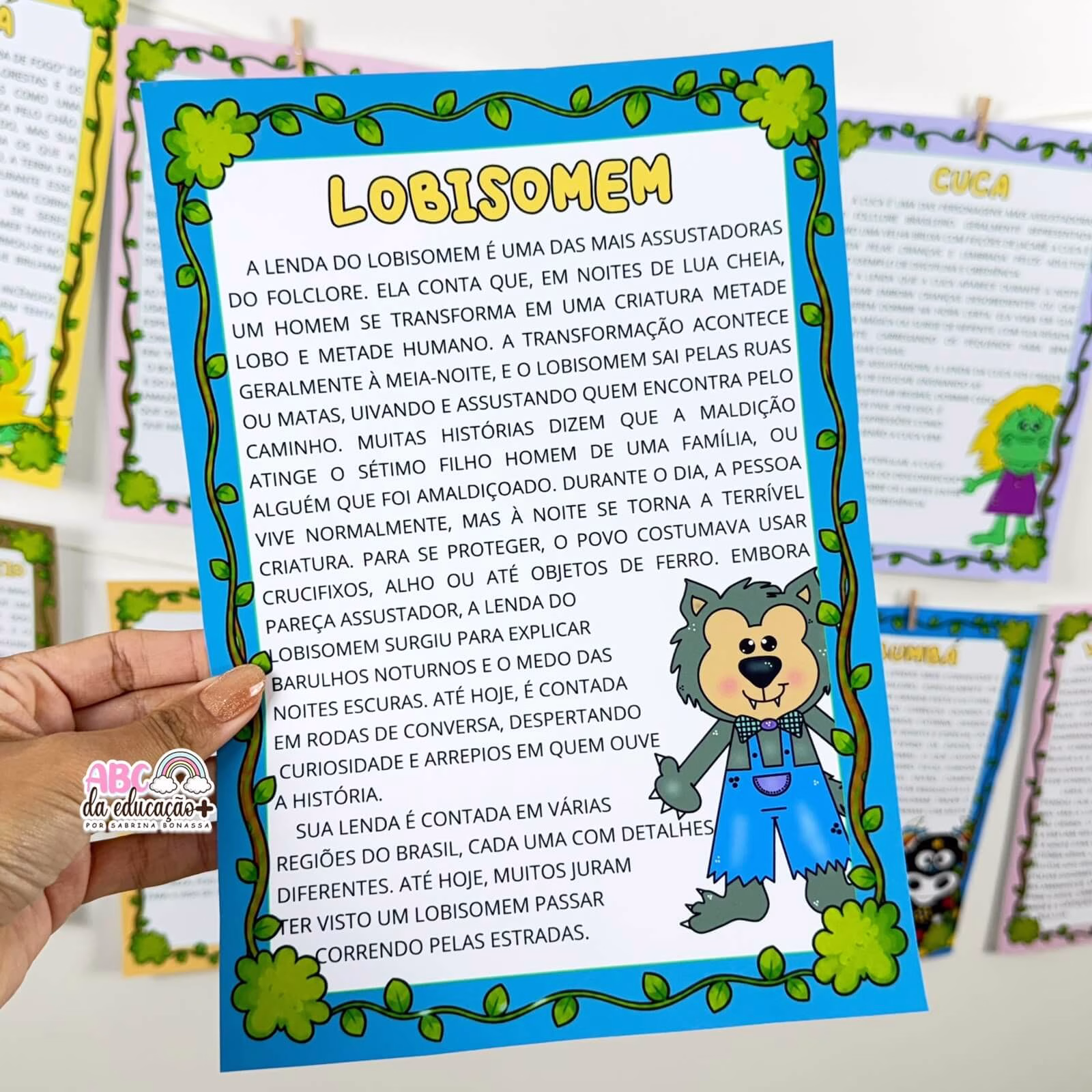 Varal das Lendas Folclore Brasileiro - Imagem 7