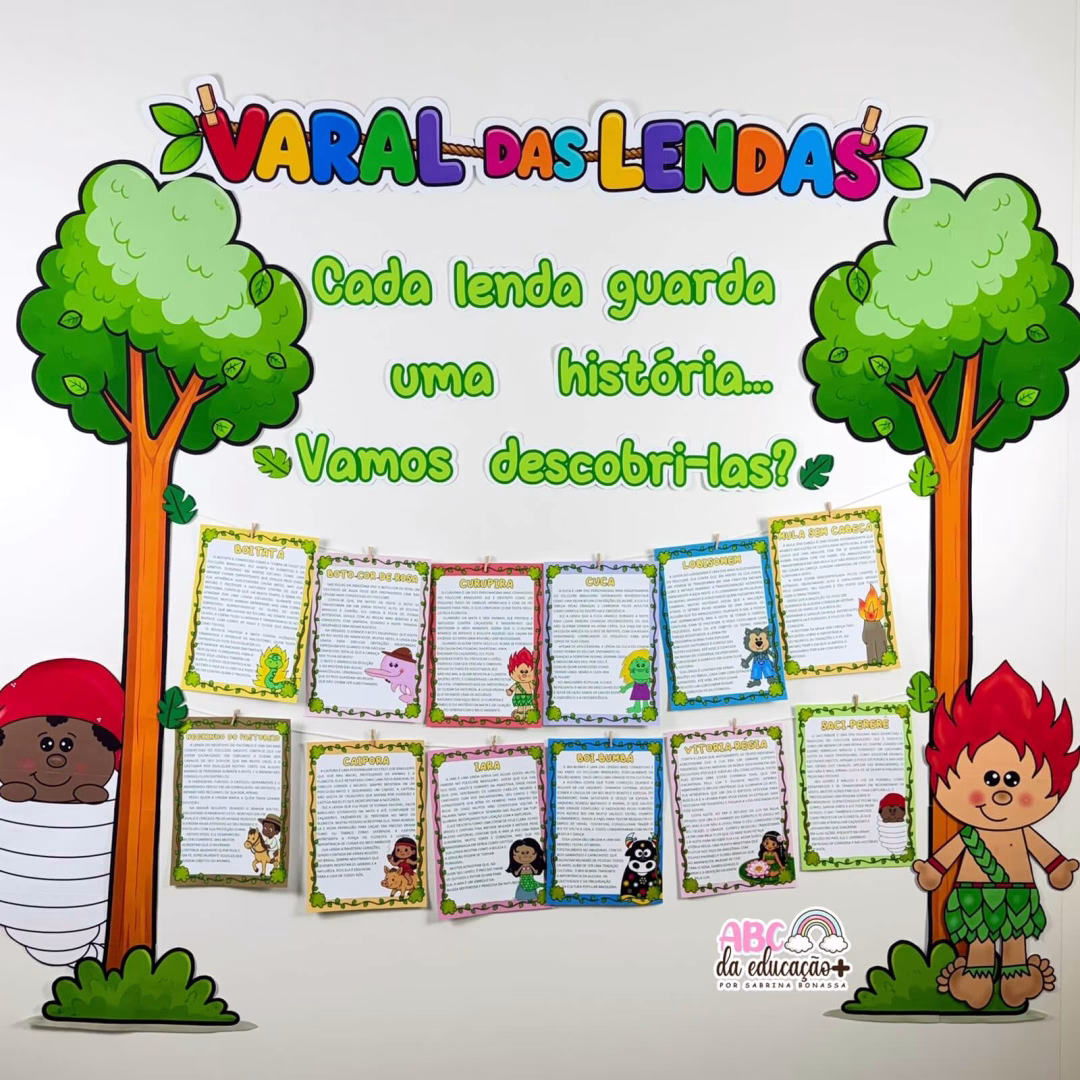 Varal das Lendas Folclore Brasileiro