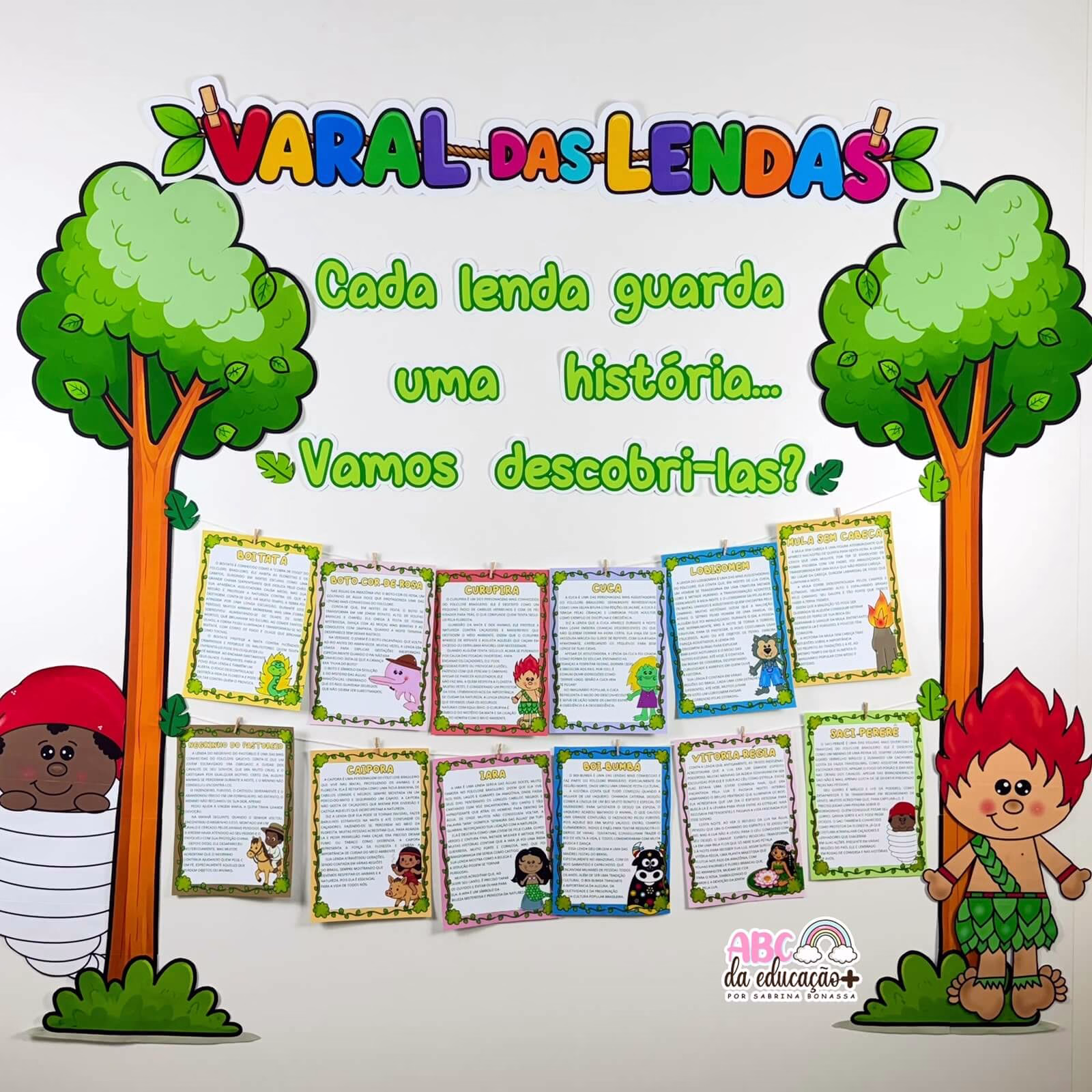 Varal das Lendas Folclore Brasileiro