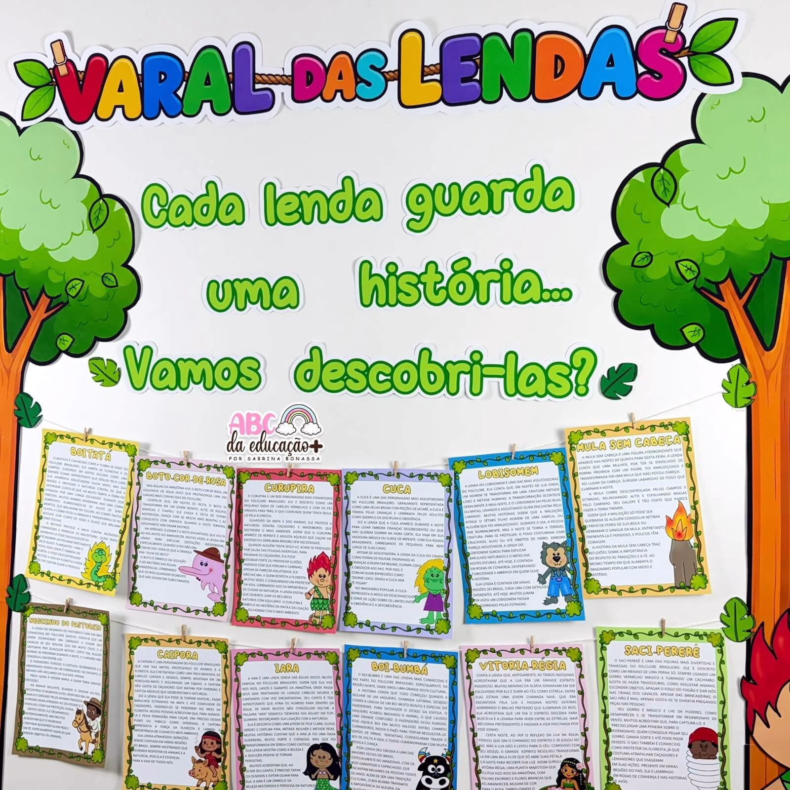 Varal das Lendas Folclore Brasileiro - Imagem 2