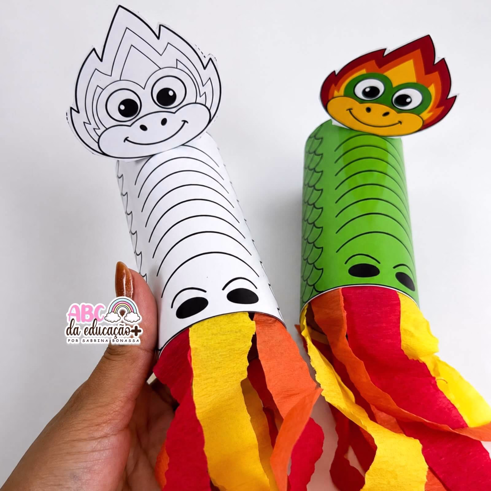 Boitatá em Movimento – Brinquedo Folclore Brasileiro - Imagem 2