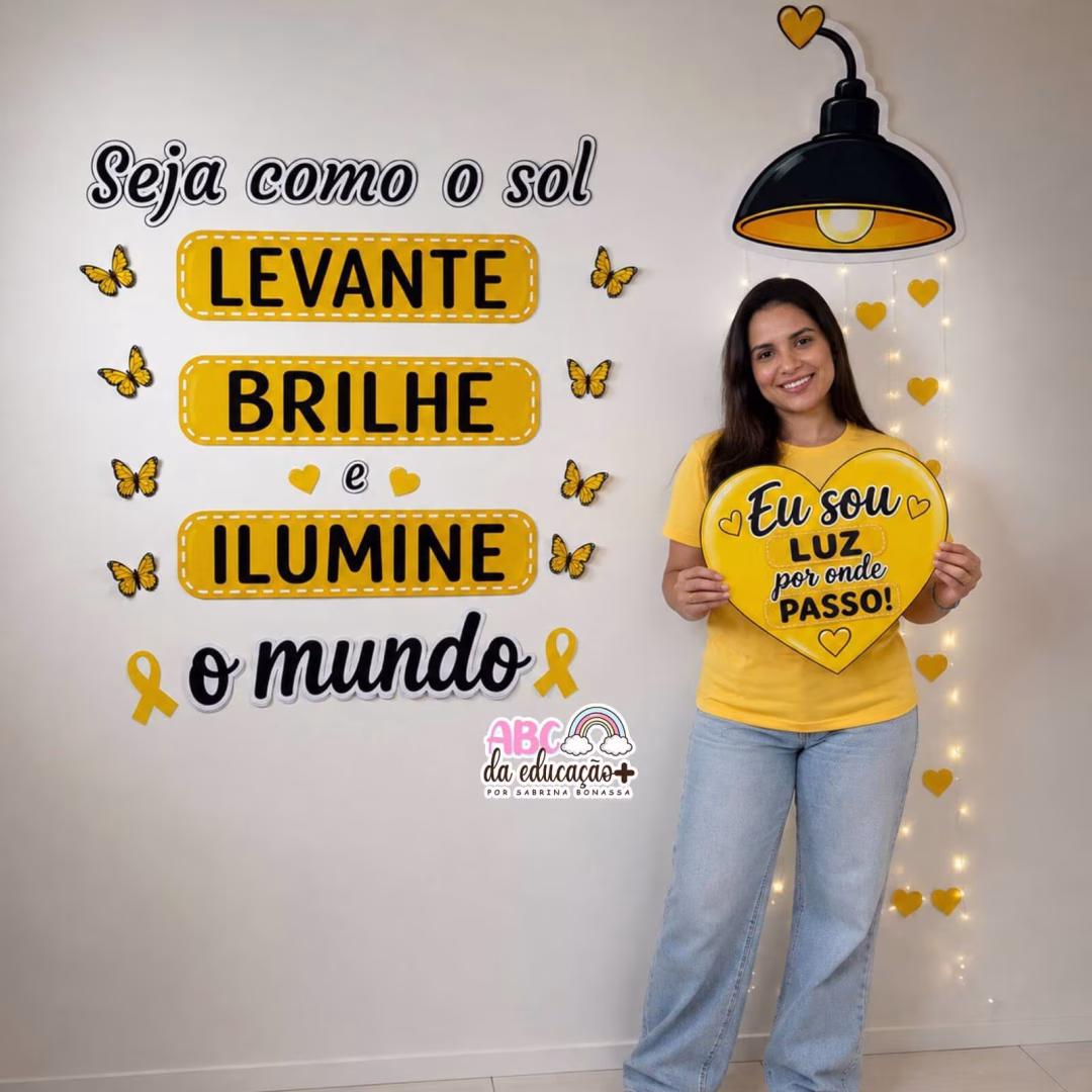 Painel Seja Luz Setembro Amarelo