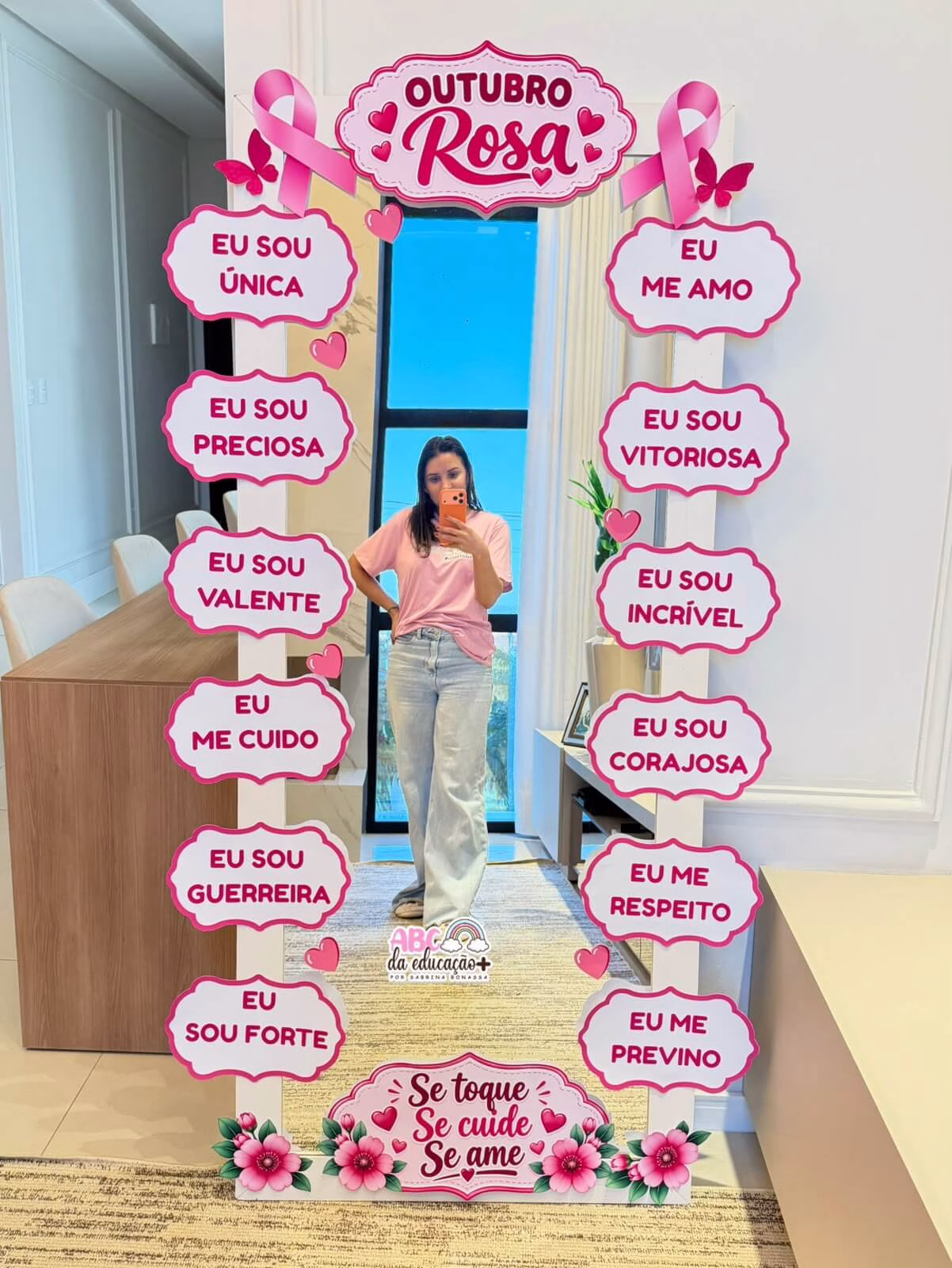 Espelho das Afirmações Outubro Rosa - Imagem 3