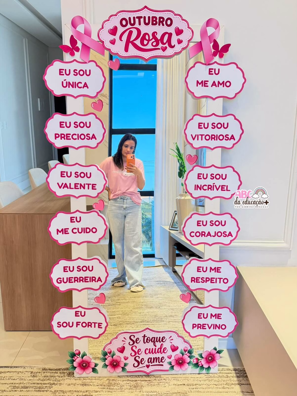 Espelho das Afirmações Outubro Rosa - Imagem 5