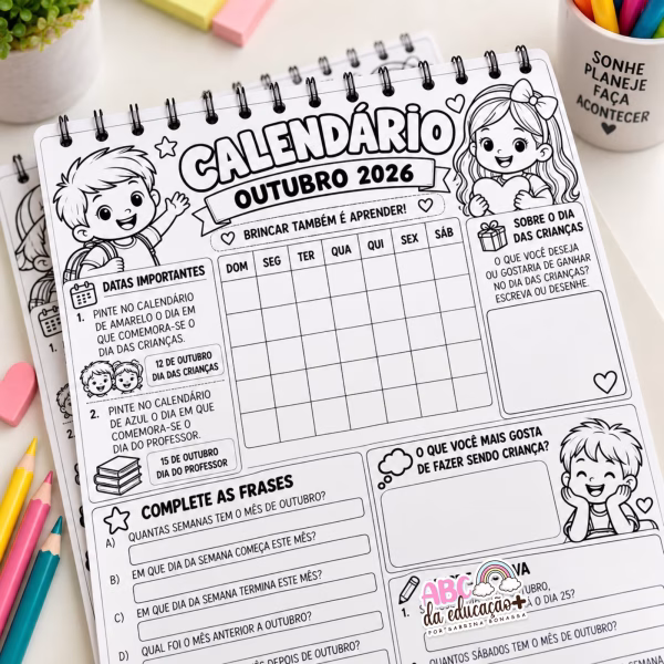Explorando o Calendário – Outubro 2026 - Imagem 2