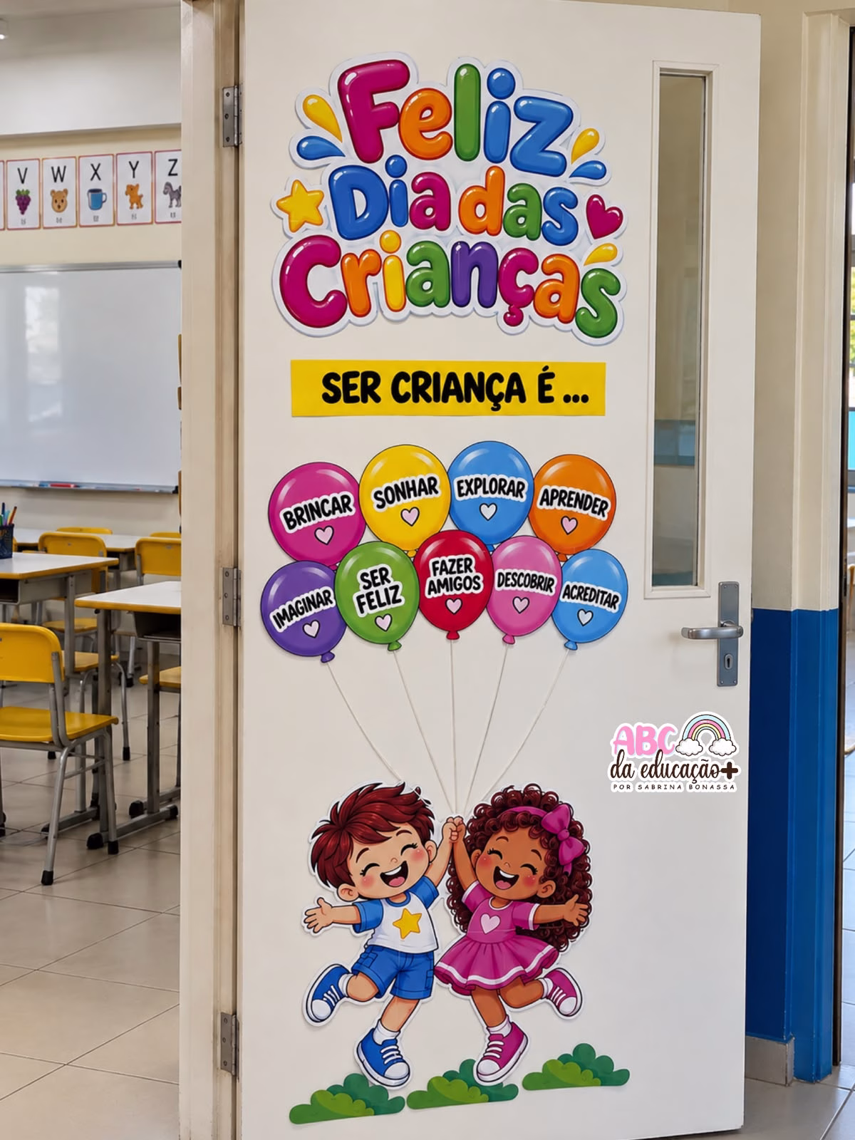 Painel de Porta Dia das Crianças Recepção Especial - Imagem 6