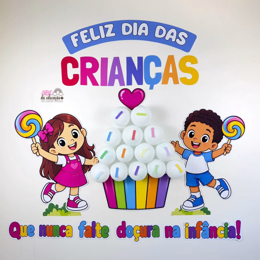 Painel Doce Infância Dia das Crianças