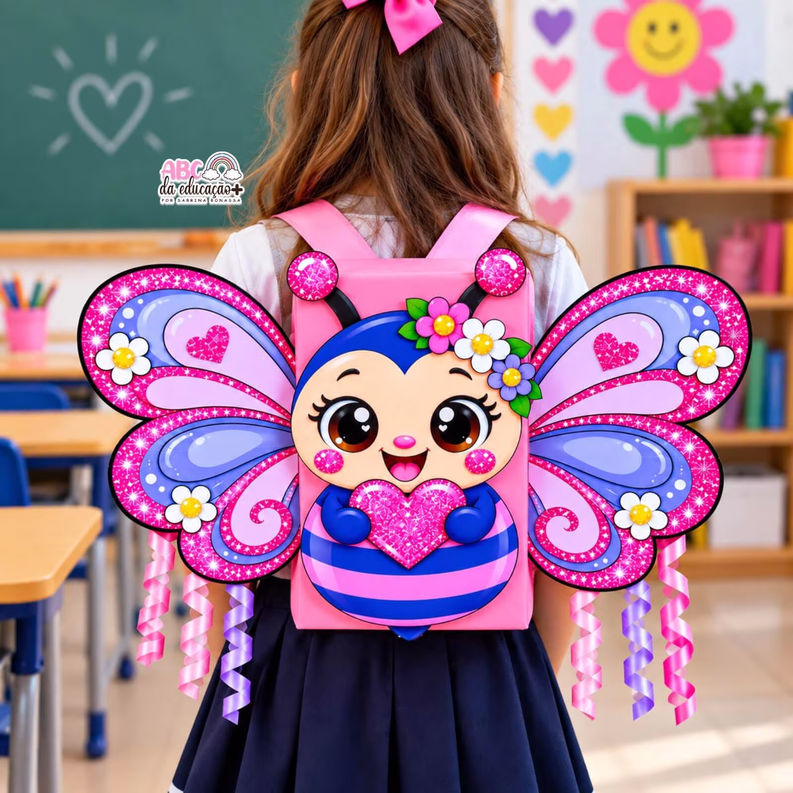 Mochila Maluca Borboletinha - Imagem 3