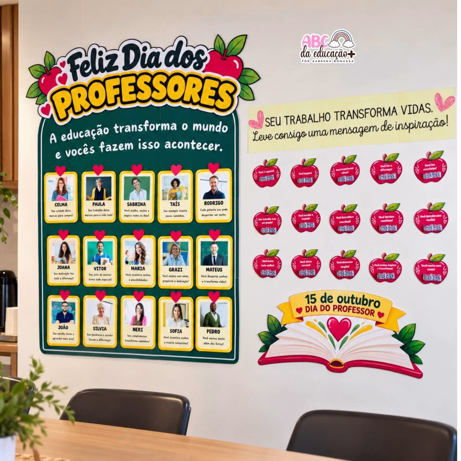 Painel Dia Dos Professores - A Educação Transforma - Imagem 11